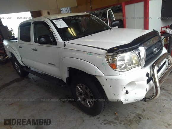 2009 Toyota Tacoma PreRunner with VIN 3TMJU62N59M083231, listed as a IAAI auction lot 28518886 with 190,324 mi miles. Bid and sale history available at carsss.com. Image 6.