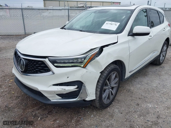 2019 Acura RDX w/Technology Pkg with VIN 5J8TC2H55KL031585, listed as a IAAI auction lot 41758776 with 55,144 mi miles. Bid and sale history available at carsss.com. Image 6.