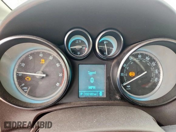 2016 Buick Verano with VIN 1G4PP5SK3G4129709, listed as a Copart auction lot 63156285 with 132,182 mi miles and Salvage title. Bid and sale history available at DreamBid. Image 9.