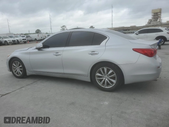 2015 Infiniti Q50 with VIN JN1BV7AP6FM342670, listed as a Copart auction lot 50789215 with 121,117 mi miles and Salvage Title. Bid and sale history available at DreamBid. Image 2.