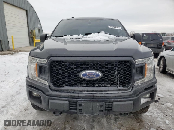 2019 Ford F-150 XL with VIN 1FTEW1E54KKE61689, listed as a Copart auction lot 87960225 with 94,355 mi miles and Salvage Title. Bid and sale history available at carsss.com. Image 5.