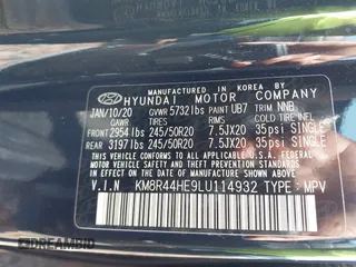 2020 Hyundai Palisade SEL with VIN KM8R44HE9LU114932, listed as a IAAI auction lot 42274224 with 116,066 mi miles and . Bid and sale history available at DreamBid. Image 9.