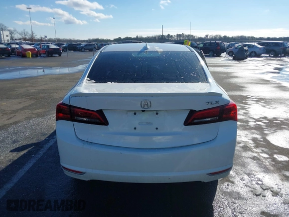 2015 Acura TLX V6 Tech with VIN 19UUB3F58FA002616, listed as a IAAI auction lot 41540955 with 91,956 mi miles. Bid and sale history available at carsss.com. Image 16.