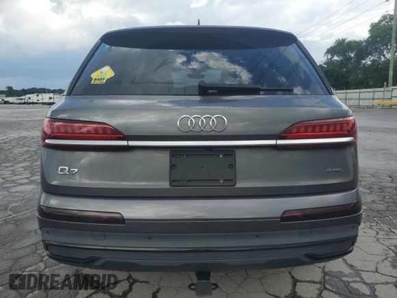 2021 Audi Q7 Premium Plus with VIN WA1LXAF76MD027344, listed as a Copart auction lot 59019365 with 67,983 mi miles and Clean title. Bid and sale history available at DreamBid. Image 6.