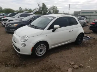 2015 FIAT 500 Pop z VIN 3C3CFFAR7FT569875, wystawiony jako Copart lot #58040645 z przebiegiem 94 984 mil mil oraz Szkoda całkowita • Salvage title. Historia ofert i sprzedaży dostępna na DreamBid. Obrazek 1.