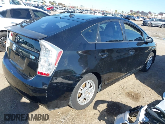 2010 Toyota Prius II with VIN JTDKN3DU3A0121681, listed as a IAAI auction lot 41840218 with 158,644 mi miles and . Bid and sale history available at DreamBid. Image 4.
