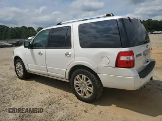 2014 Ford Expedition Limited с VIN 1FMJU1K57EEF06468, выставлен на аукционе Copart как лот 81625914 с пробегом 130 914 миль миль и Списание • Salvage title. История ставок и продаж доступна на DreamBid. Изображение 2.