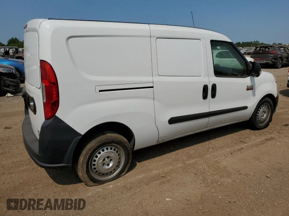 2020 Ram ProMaster City Cargo Tradesman with VIN ZFBHRFAB3L6P17119, listed as a Copart auction lot 64652614 with 202,944 mi miles and Clean Title. Bid and sale history available at DreamBid. Image 3.