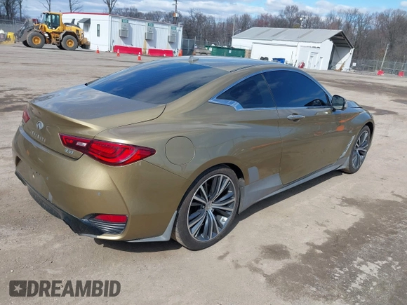2018 Infiniti Q60 Luxe with VIN JN1EV7EL4JM393131, listed as a IAAI auction lot 41813420 with 87,571 mi miles and . Bid and sale history available at DreamBid. Image 4.