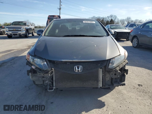 2012 Honda Civic Cpe EX-L with VIN 2HGFG3B18CH541781, listed as a Copart auction lot 50401085 with 141,781 mi miles and Salvage Title. Bid and sale history available at carsss.com. Image 5.