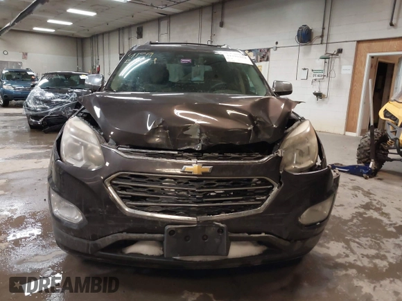 2016 Chevrolet Equinox LTZ with VIN 2GNFLGE35G6120379, listed as a IAAI auction lot 41595354 with 112,413 mi miles. Bid and sale history available at carsss.com. Image 12.
