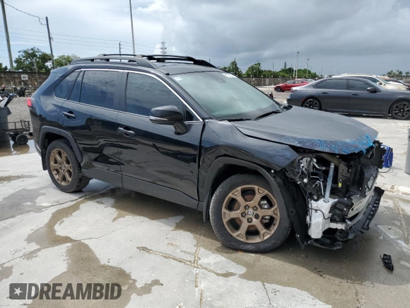 2024 Toyota RAV4 Hybrid LE with VIN 2T3UWRFV3RW204615, listed as a Copart auction lot 64436455 with 8,710 mi miles and Clean title. Bid and sale history available at DreamBid. Image 4.