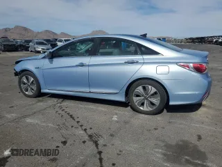 2015 Hyundai Sonata Hybrid Limited with VIN KMHEC4A48FA128958, listed as a Copart auction lot 49995725 with 100,631 mi miles and Salvage Title. Bid and sale history available at carsss.com. Image 2.