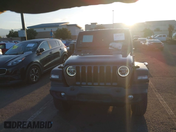 2021 Jeep Wrangler Unlimited Sport S z VIN 1C4HJXDG7MW583315, wystawiony jako IAAI lot #41827899 z przebiegiem 25 264 mil mil oraz . Historia ofert i sprzedaży dostępna na DreamBid. Obrazek 13.