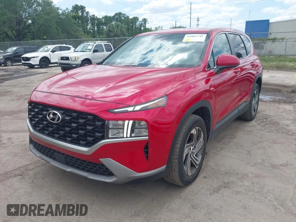 2022 Hyundai Santa Fe SE with VIN 5NMS14AJ6NH376410, listed as a IAAI auction lot 42005742 with 46,414 mi miles and . Bid and sale history available at DreamBid. Image 17.