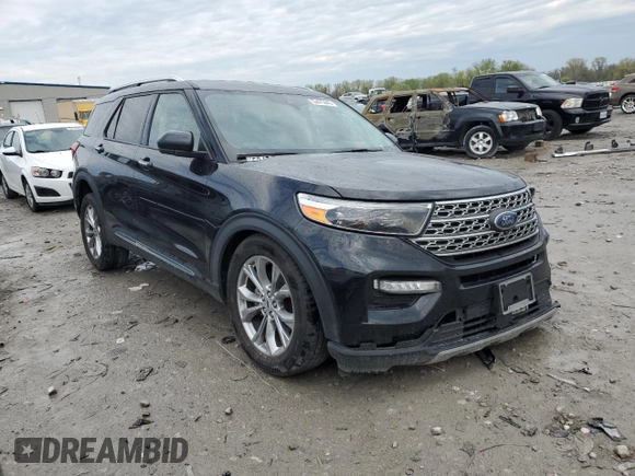 2022 Ford Explorer Limited z VIN 1FMSK8FH6NGB03965, wystawiony jako Copart lot #53475445 z przebiegiem 45 646 mil mil oraz Szkoda całkowita • Salvage title. Historia ofert i sprzedaży dostępna na DreamBid. Obrazek 4.