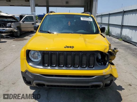 2018 Jeep Renegade Sport с VIN ZACCJBAB3JPH34939, выставлен на аукционе Copart как лот 58945925 с пробегом 91 972 миль миль и Списание • Salvage title. История ставок и продаж доступна на DreamBid. Изображение 5.