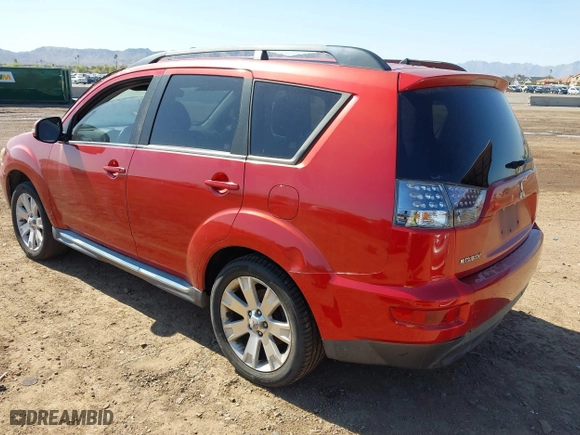 2012 Mitsubishi Outlander SE with VIN JA4AS3AW7CU001477, listed as a IAAI auction lot 41863829 with 227,048 mi miles. Bid and sale history available at carsss.com. Image 3.