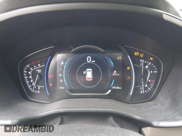 2019 Hyundai Santa Fe Ultimate with VIN 5NMS53AA1KH132335, listed as a IAAI auction lot 41553446 with 79,100 mi miles. Bid and sale history available at carsss.com. Image 7.