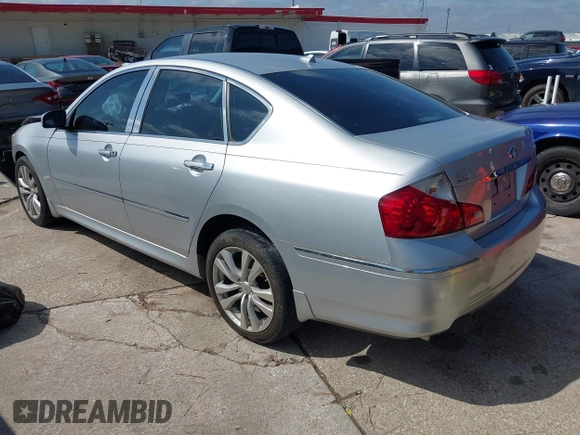 2008 Infiniti M with VIN JNKAY01F38M655160, listed as a IAAI auction lot 42188437 with 154,995 mi miles. Bid and sale history available at carsss.com. Image 3.