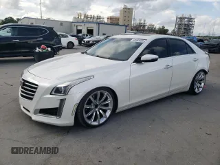 2017 Cadillac CTS Luxury RWD with VIN 1G6AR5SX1H0120289, listed as a Copart auction lot 60892835 with 168,021 mi miles and Salvage title. Bid and sale history available at DreamBid. Image 1.
