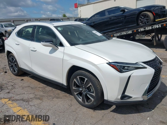 2022 Lexus UX 200 z VIN JTHP3JBH8N2055563, wystawiony jako IAAI lot #42462891 z przebiegiem 25 828 mil mil oraz . Historia ofert i sprzedaży dostępna na DreamBid. Obrazek 1.