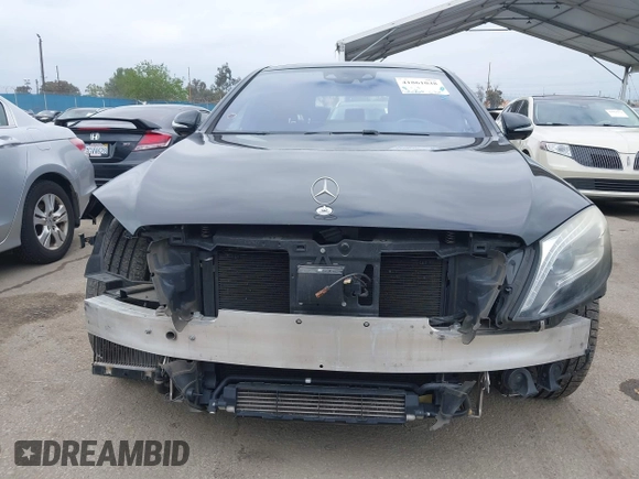 2015 Mercedes-Benz S-Class S 550 with VIN WDDUG8CB5FA082275, listed as a IAAI auction lot 41861048 with 74,350 mi miles. Bid and sale history available at carsss.com. Image 13.