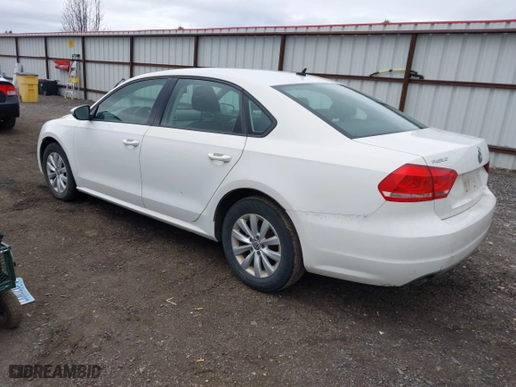 2012 Volkswagen Passat S w/Appearance with VIN 1VWAH7A37CC095106, listed as a IAAI auction lot 41812658 with 173,867 mi miles. Bid and sale history available at carsss.com. Image 3.