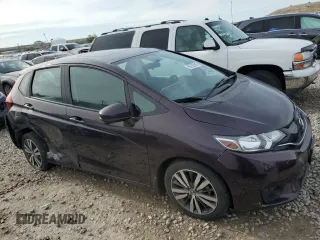 2015 Honda Fit EX-L with VIN 3HGGK5H86FM730356, listed as a Copart auction lot 55762815 with 37,141 mi miles and Salvage title. Bid and sale history available at DreamBid. Image 4.