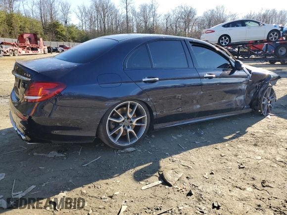 2020 Mercedes-Benz E AMG E 53 with VIN WDDZF6BB8LA744473, listed as a Copart auction lot 86145534 with 75,444 mi miles and Salvage Title. Bid and sale history available at carsss.com. Image 3.