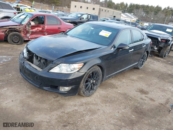 2010 Lexus LS 460 with VIN JTHCL5EFXA5006874, listed as a IAAI auction lot 41393546 with NaN miles. Bid and sale history available at carsss.com. Image 18.