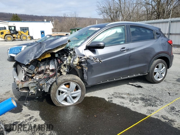2020 Honda HR-V EX with VIN 3CZRU6H57LM711141, listed as a Copart auction lot 49109605 with 0 mi miles and Salvage Title. Bid and sale history available at carsss.com. Image 1.