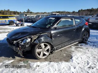 2015 Hyundai Veloster Turbo with VIN KMHTC6AE6FU217132, listed as a Copart auction lot 42457205 with 94,453 mi miles and Salvage Title. Bid and sale history available at carsss.com. Image 1.