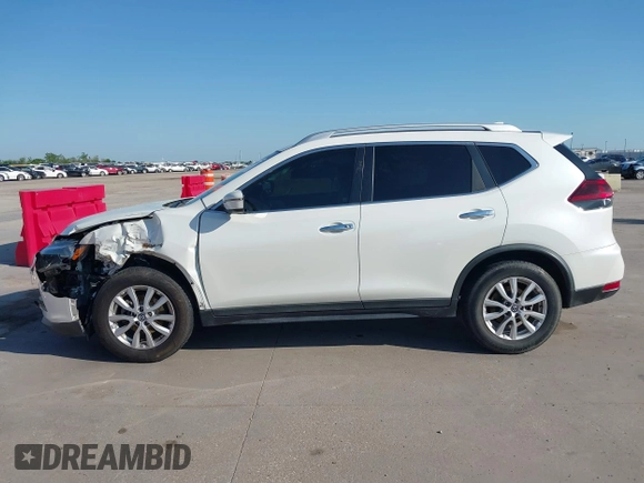 2019 Nissan Rogue SV with VIN KNMAT2MTXKP554619, listed as a IAAI auction lot 41975101 with 86,051 mi miles and . Bid and sale history available at DreamBid. Image 14.