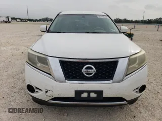 2014 Nissan Pathfinder S z VIN 5N1AR2MM4EC679257, wystawiony jako Copart lot #50843915 z przebiegiem 157 435 mil mil oraz Czysty tytuł • Clean title. Historia ofert i sprzedaży dostępna na DreamBid. Obrazek 5.