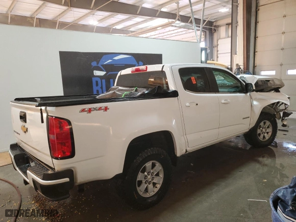 2020 Chevrolet Colorado 4WD Work Truck with VIN 1GCGTBEN5L1220710, listed as a Copart auction lot 88549745 with 108,705 mi miles and Clean Title. Bid and sale history available at carsss.com. Image 3.