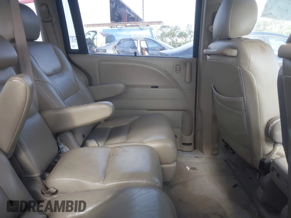 2005 Honda Odyssey EX with VIN 5FNRL38495B401742, listed as a IAAI auction lot 42133434 with 162,161 mi miles and . Bid and sale history available at carsss.com. Image 8.