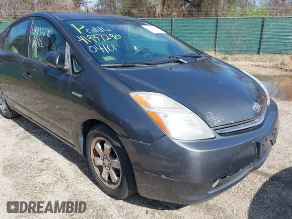 2007 Toyota Prius with VIN JTDKB20U473203712, listed as a IAAI auction lot 41937290 with 192,795 mi miles and . Bid and sale history available at carsss.com. Image 6.