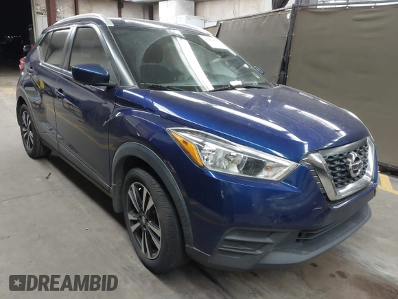 2019 Nissan Kicks S with VIN 3N1CP5CU4KL523051, listed as a IAAI auction lot 41842022 with 81,929 mi miles and . Bid and sale history available at carsss.com. Image 1.