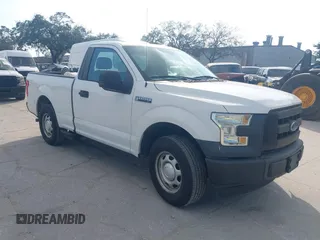 2017 Ford F-150 XL with VIN 1FTMF1C88HFC37836, listed as a IAAI auction lot 41464606 with 195,399 mi miles. Bid and sale history available at carsss.com. Image 1.