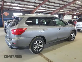 2017 Nissan Pathfinder Platinum with VIN 5N1DR2MM5HC667376, listed as a Copart auction lot 53351515 with 136,530 mi miles and Clean title. Bid and sale history available at DreamBid. Image 3.