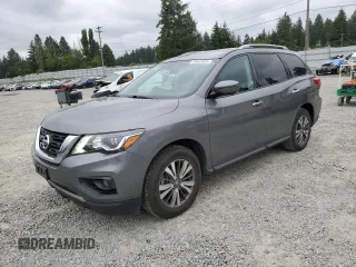 2019 Nissan Pathfinder S with VIN 5N1DR2MM7KC645399, listed as a Copart auction lot 60463925 with 115,053 mi miles and Salvage title. Bid and sale history available at DreamBid. Image 1.