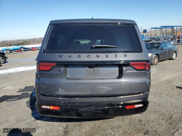 2023 Jeep Wagoneer Series II Carbide with VIN 1C4SJVBP8PS569741, listed as a Copart auction lot 88206535 with 13,749 mi miles and Salvage Title. Bid and sale history available at carsss.com. Image 6.