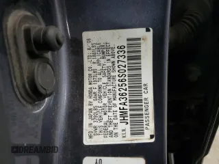 2006 Honda Civic z VIN JHMFA36256S027336, wystawiony jako Copart lot #58224335 z przebiegiem Nie podano mil oraz Szkoda całkowita • Salvage title. Historia ofert i sprzedaży dostępna na DreamBid. Obrazek 12.