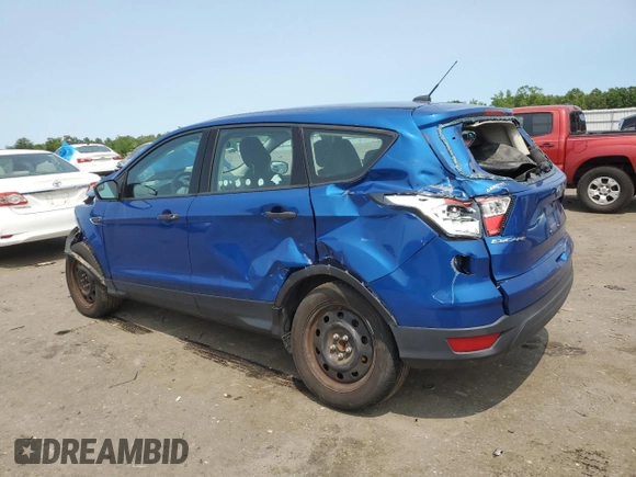 2018 Ford Escape S with VIN 1FMCU0F77JUA28096, listed as a Copart auction lot 59308825 with 151,046 mi miles and Salvage title. Bid and sale history available at DreamBid. Image 2.