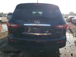 2013 Infiniti JX35 with VIN 5N1AL0MM0DC339401, listed as a Copart auction lot 67927874 with 185,721 mi miles and Salvage Title. Bid and sale history available at carsss.com. Image 6.