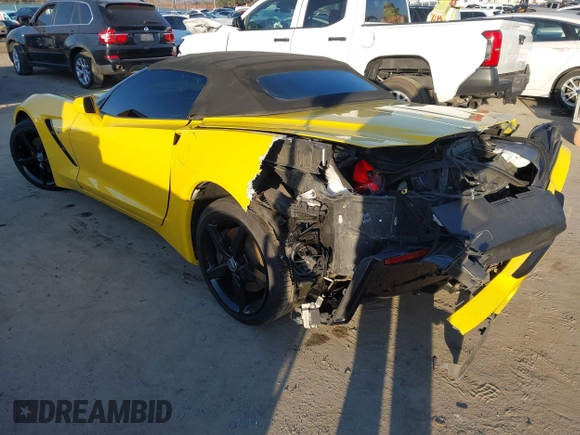 2014 Chevrolet Corvette 3LT with VIN 1G1YF3D74E5108425, listed as a IAAI auction lot 41625689 with 1 mi miles. Bid and sale history available at carsss.com. Image 3.