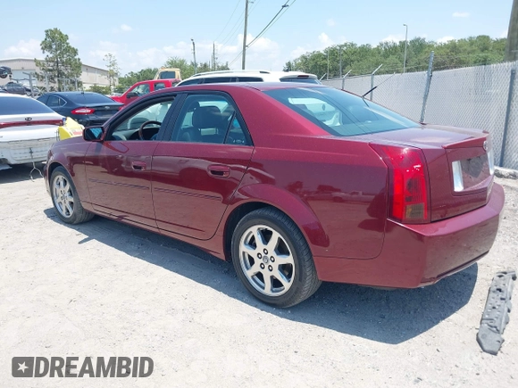 2003 Cadillac CTS with VIN 1G6DM57N830116350, listed as a IAAI auction lot 42160766 with 83,938 mi miles. Bid and sale history available at carsss.com. Image 3.