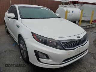 2015 Kia Optima Hybrid with VIN KNAGM4ADXF5078712, listed as a Copart auction lot 44864635 with 116,717 mi miles and Salvage Title. Bid and sale history available at carsss.com. Image 4.