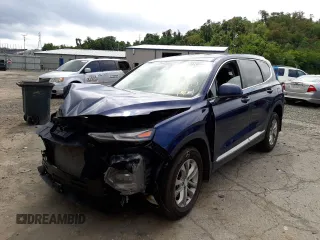 2020 Hyundai Santa Fe SE with VIN 5NMS2CAD0LH180221, listed as a Copart auction lot 55202262 with 0 mi miles. Bid and sale history available at carsss.com. Image 2.